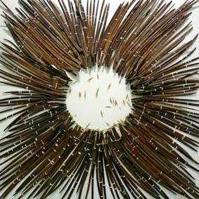 One of the works of the exhibition.